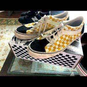 Van's Old Skool Primary Check mens 13